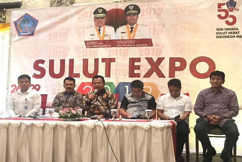 Konferensi pers jelang Sulut Expo 2019 yang akan digelar di Smesco Exhibition & Convention Hall (Jakarta Selatan) Jl. Gatot Subroto Kav.94 Pancoran, Jakarta Selatan. 
