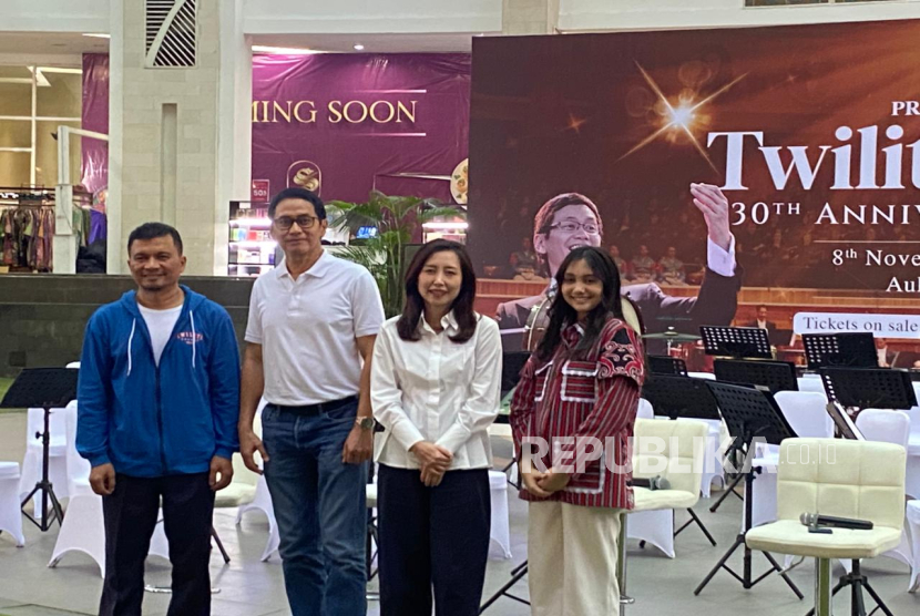 Konferensi pers konser Twilite Chorus 30th Anniversary Concert di Epiwalk, Jakarta, Rabu (1/10/2025). 