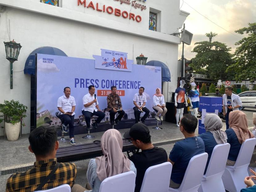 Konferensi Pers Malioboro Run 2024 di Yogyakarta, Rabu (31/7/2024).