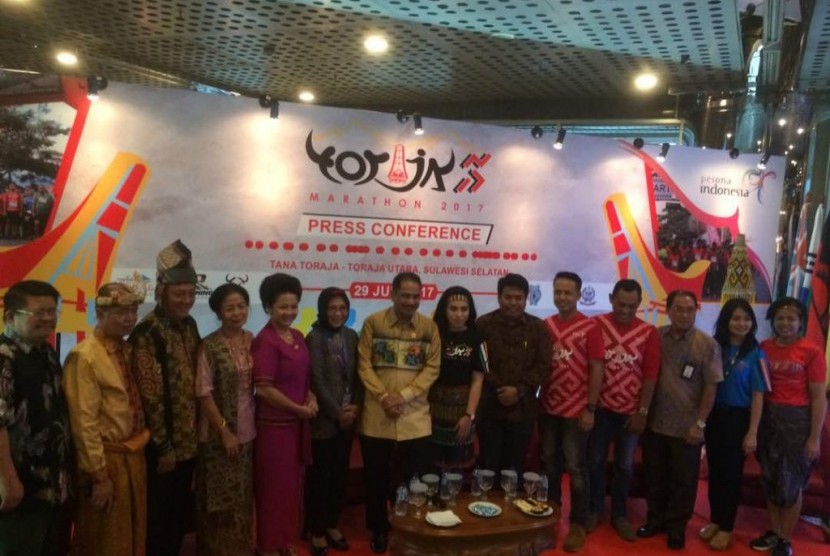 Konferensi pers Toraja Marathon 2017