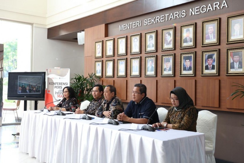 Konferensi pres pelaksanaan Festival Indonesia Maju akan diselenggarakan di Plaza Sudirman Komplek GBK Jakarta pada 22 sampai 25 Agustus 2019 .