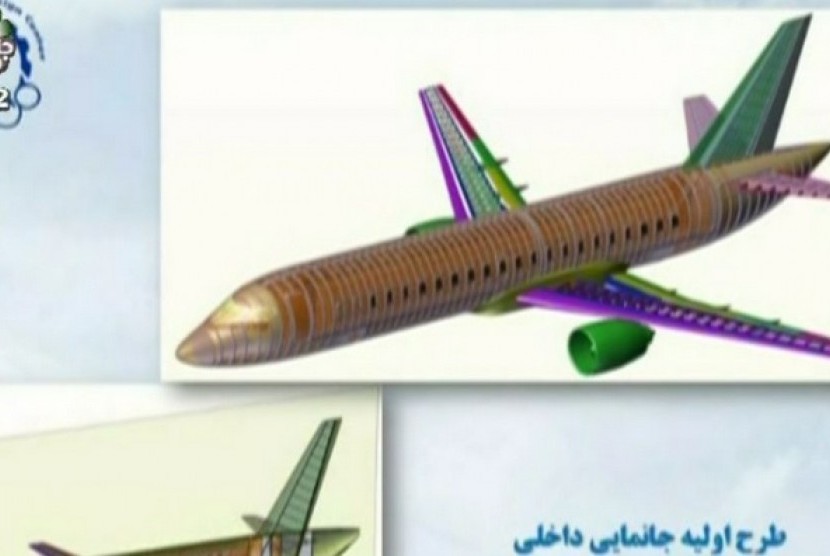 Konsep pesawat 150 penumpang Iran