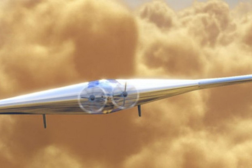 konsep pesawat ruang angkasa yang diberi nama Venus Atmospheric Maneuverable Platform atau VAMP  buatan perusahaan Northrop Grumman.