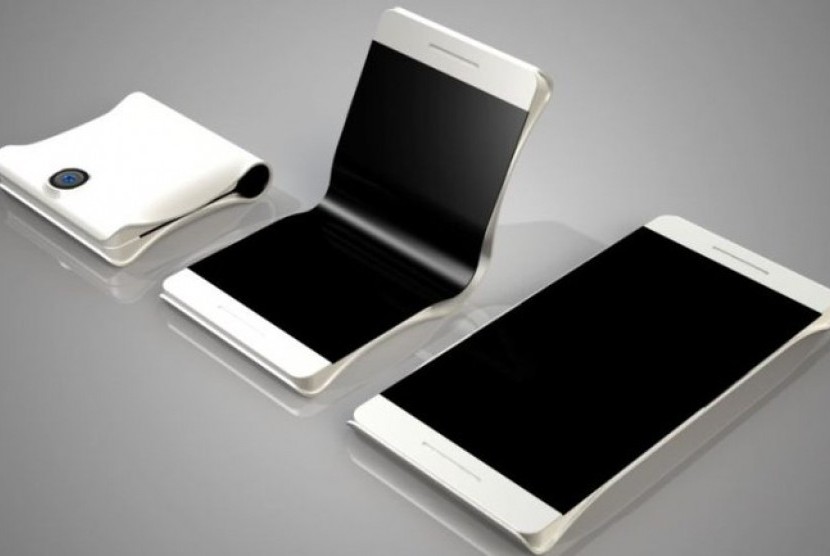konsep ponsel lipat Samsung 