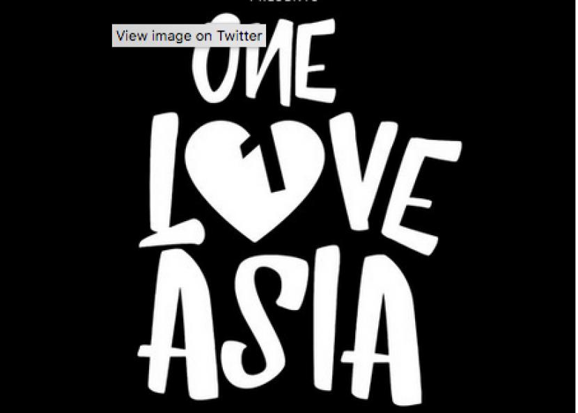 Konser daring One Love Asia akan ditayangkan pada 27 Mei di Youtube One Love Asia.