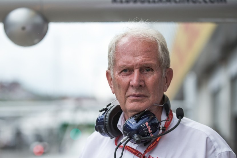 Konsultan yang juga salah satu bos tim Red Bull Racing, Dr Helmut Marko.