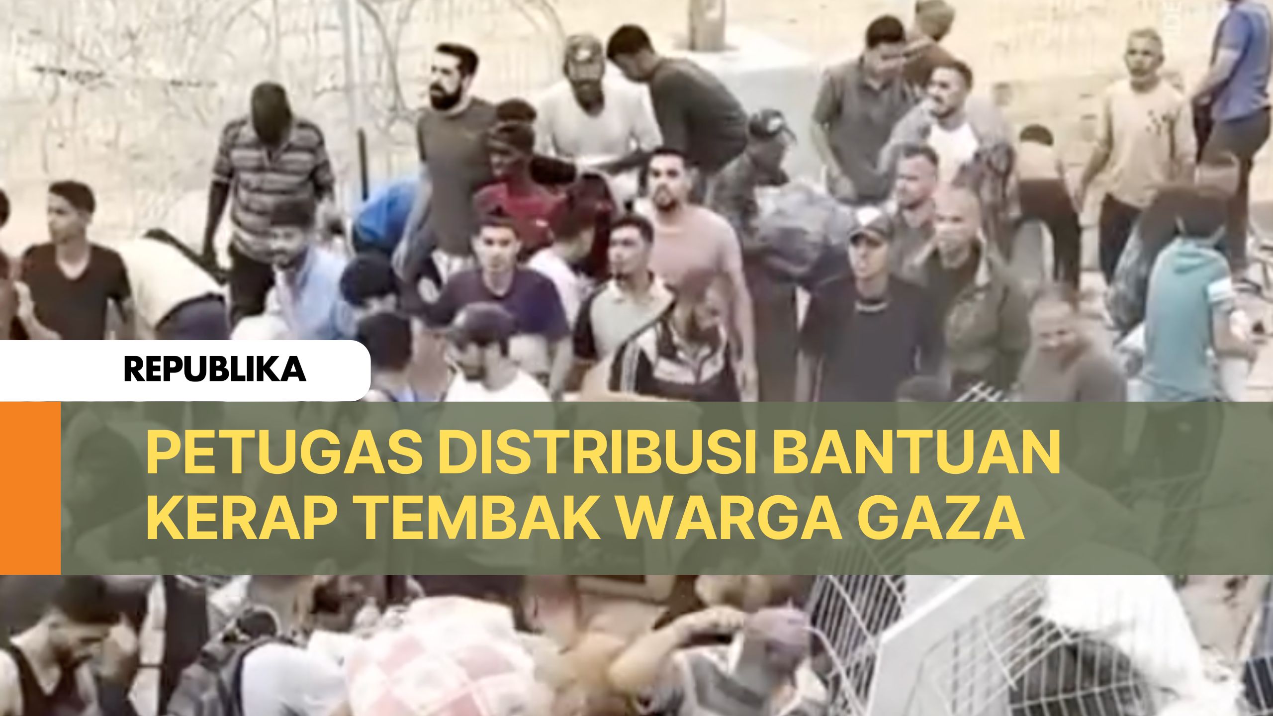 Kontraktor Amerika yang menjaga lokasi distribusi bantuan di Gaza mengakui menggunakan peluru tajam dan granat kejut, saat warga Palestina berebut makanan.