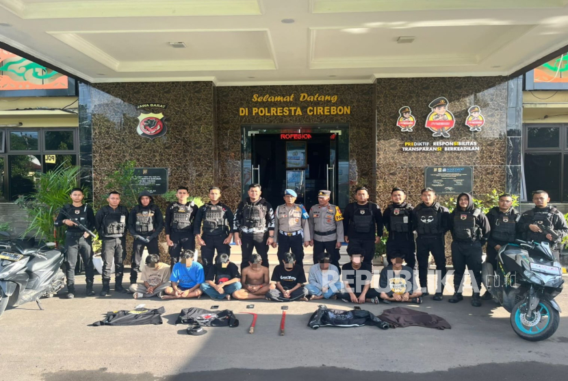 Konvoi Bawa Senjata Tajam, Delapan Pemuda Diamankan Polisi
