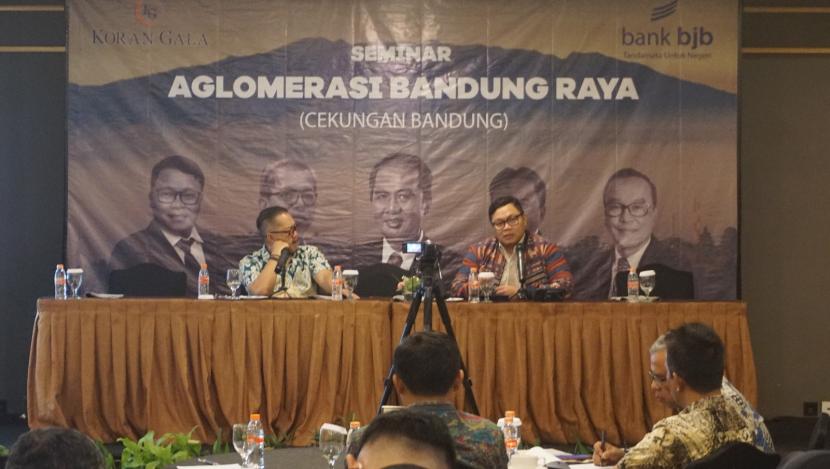 Koran Gala menyelenggarakan seminar Aglomerasi Bandung Raya: Peluang dan Tantangan di Grand Hotel Preanger, Kota Bandung, Kamis (29/8/2024). 