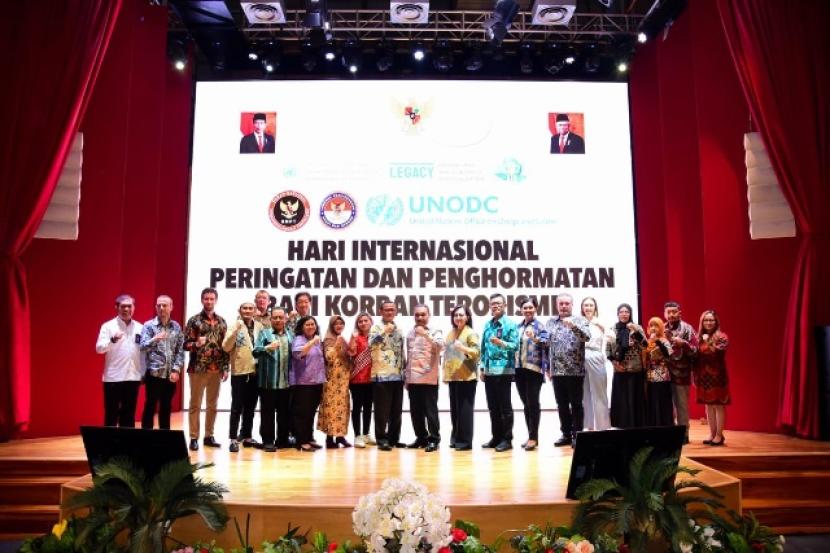  Hari Internasional Untuk Peringatan dan Penghormatan Bagi Korban Terorisme Tahun 2023 di Jakarta pada Senin (21/8/2023).