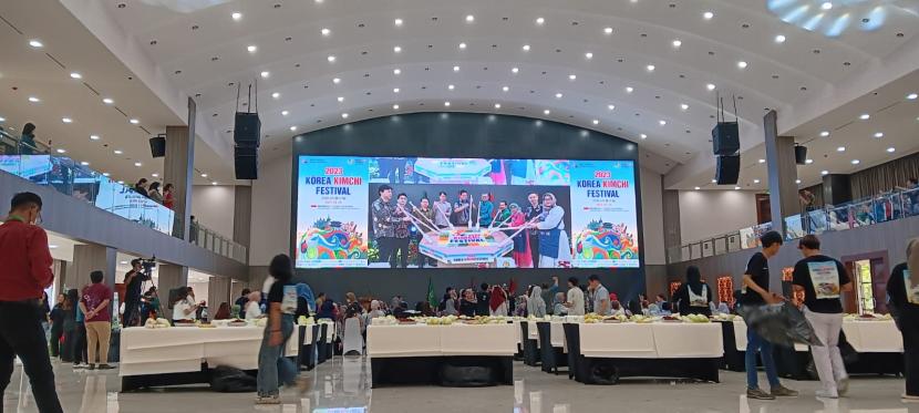 Korea Kimchi Festival 2023 di Auditorium Universitas Nasional, Pejaten, Jakarta Selatan, Rabu (20/9/2023).