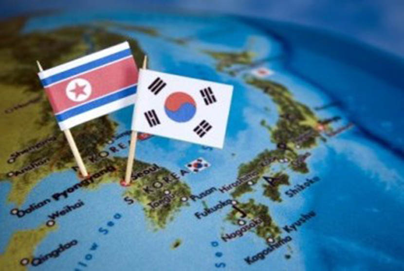Korea Utara dan Korea Selatan (ilustrasi) 