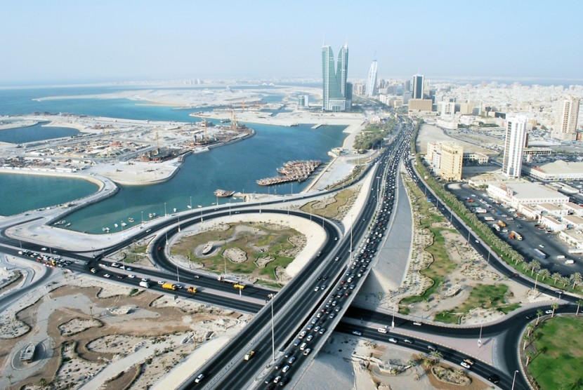 Pusat Kota di Bahrain (Ilustrasi)