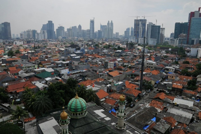 Kota Jakarta. Ilustrasi