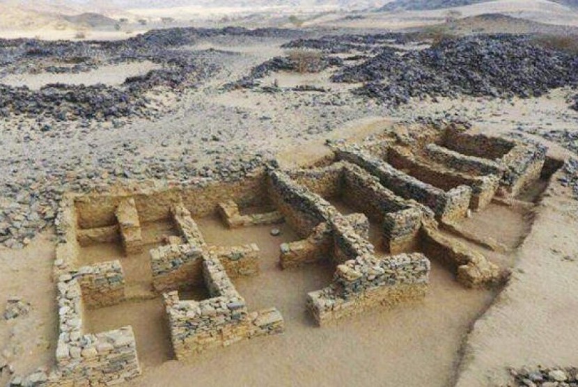 Kota kuno Ahsam, di selatan Makkah.
