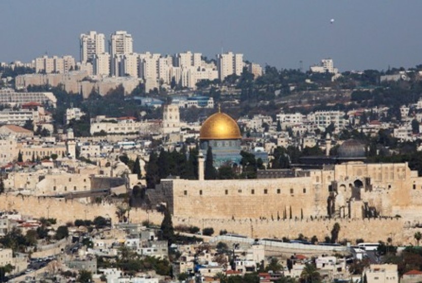 Kota Tua Yerusalem, lokasi Masjid Al-Aqsa berada.