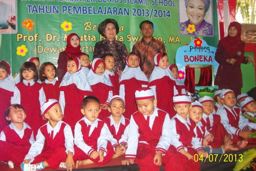 KPAI bersama TK Islam Karakter, Genius Islamic School, Depok, Jawa Barat, membangun TK Ramah Anak