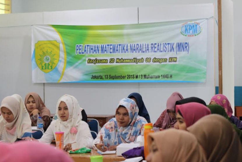 KPM menggelar Pelatihan Matematika Nalaria Realistik untuk SD Muhammadiyah 06 Tebet Timur, Jakarta.