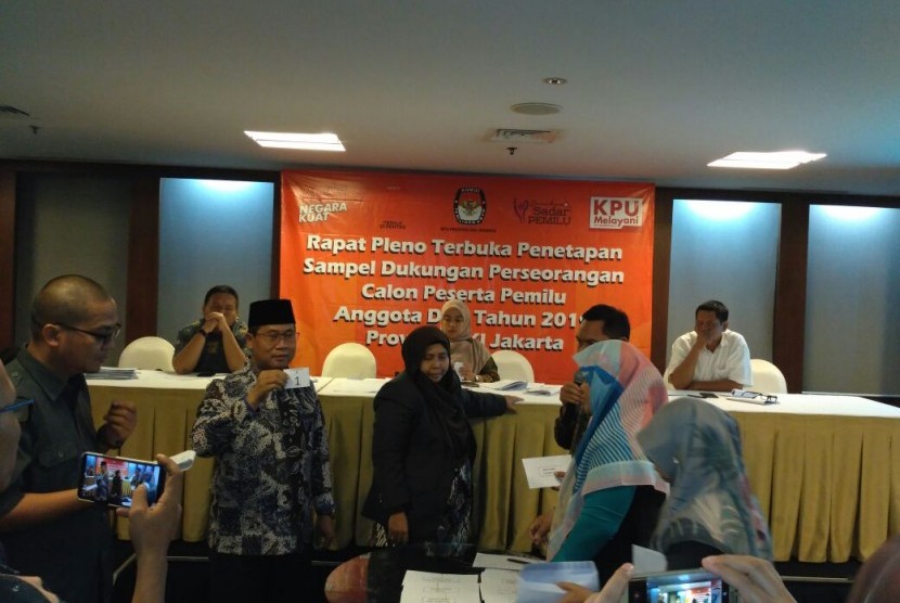 KPUD DKI Jakarta mengundang seluruh Peserta Calon perseorangan Peserta Pemilu 2019 di Hotel Swiss Bell Mangga Dua pada Hari Senin (28/5)