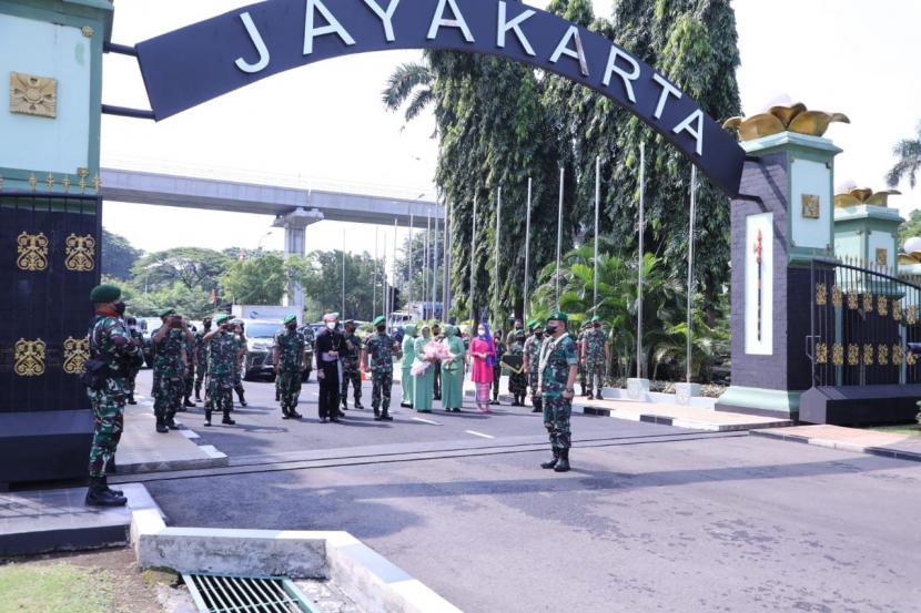 Markas Kodam (Makodam) Jaya di Cililitan, Jakarta Timur, Senin (14/3/2022). 