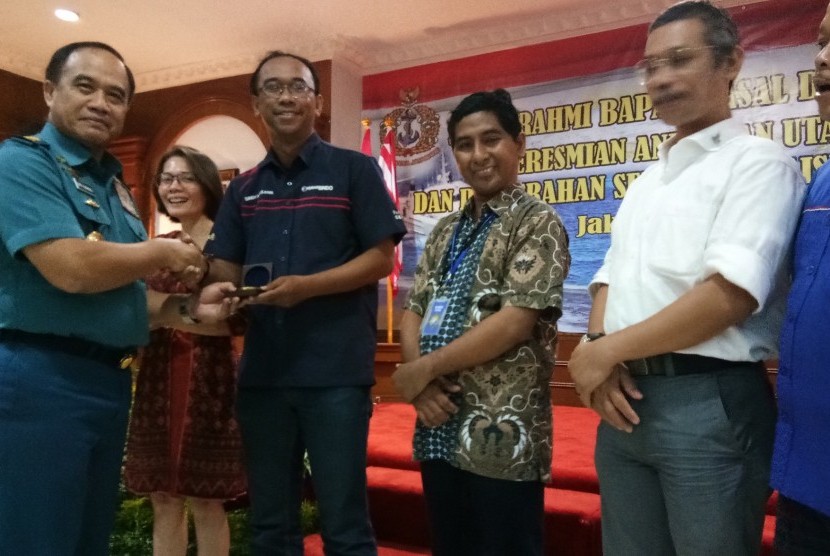 KSAL Laksamana Ade Supandi saat menghadiri peresmian Pushidrosal di Ancol, Kamis (18/1)