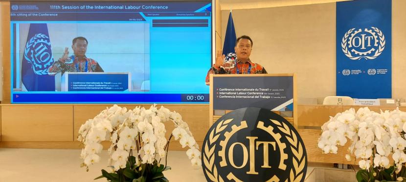 KSPSImengikuti gelaran Konferensi International Labour Conference (ILC) ke-111 yang diselenggarakan oleh (ILO) di Jenewa, Swiss.