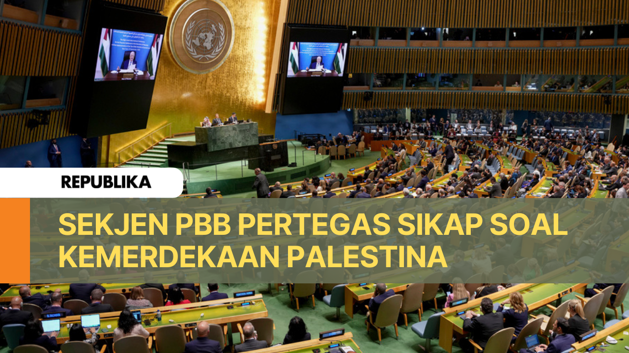 KTT PBB di New York menyinggung kemerdekaan Palestina.