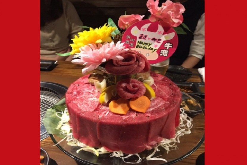 Kue di Jepang yang menggunakan daging sapi