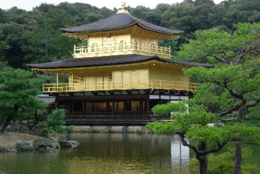 Kuil bersejarah di Kyoto.