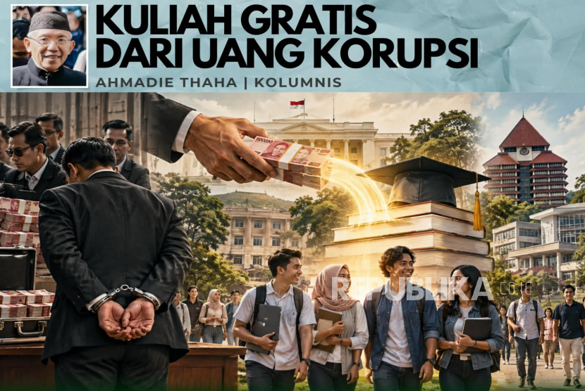 Kuliah Gratis dari Uang Korupsi. (ilustrasi)