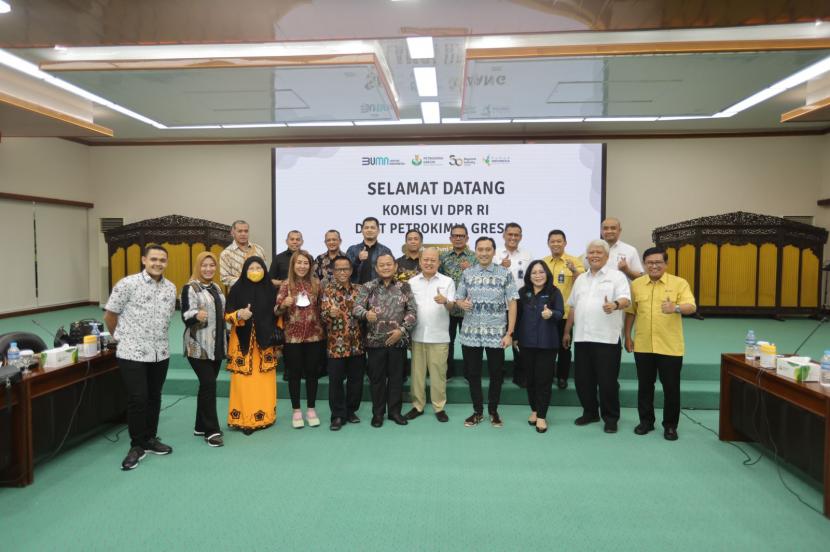 Kunjungan kerja anggota Komisi VI DPR ke PT Petrokimia Gresik, Jawa Timur, Selasa (21/6/2022).