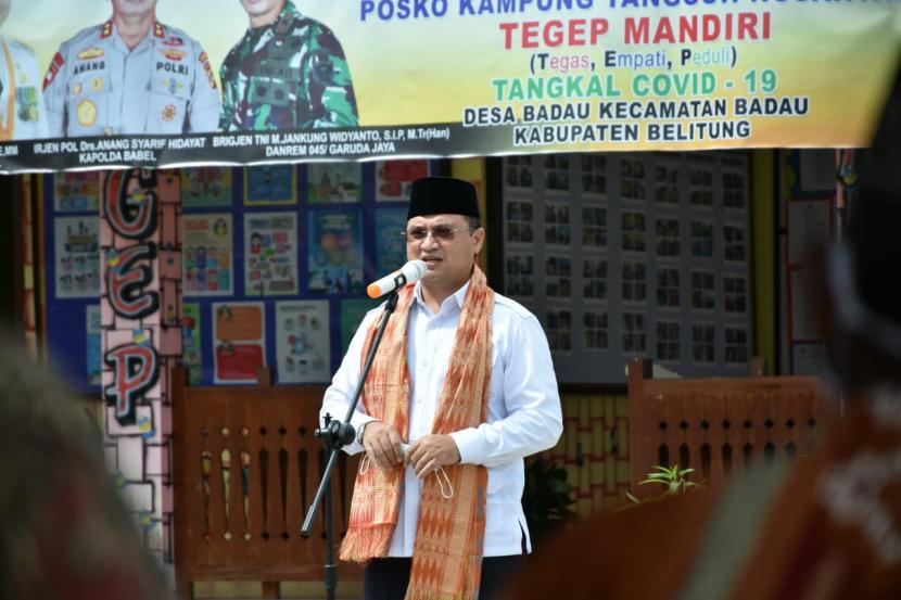 Gubernur Kepulauan Bangka Belitung (Babel), Erzaldi Rosman.
