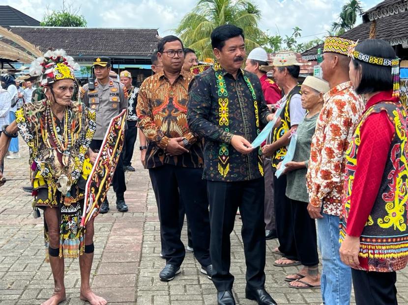 kunjungan kerja Menteri ATR/BPN Hadi Tjahjanto di Kalimantan Timur.