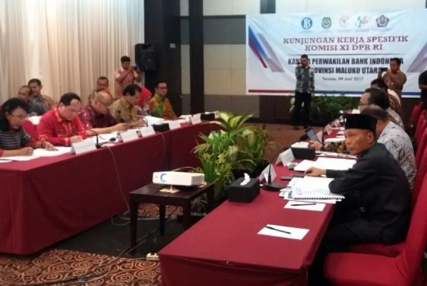 Kunjungan kerja spesifik Komisi XI DPR RI yang digelar di Ternate, Maluku Utara, Jumat (9/6). 