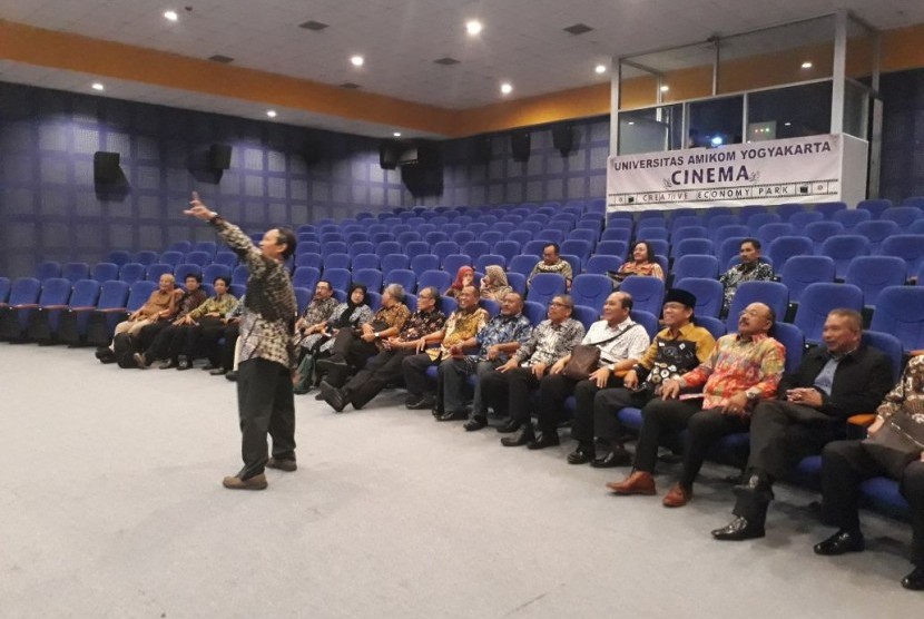 Kunjungan Koordinasi Perguruan Tinggi Swasta (Kopertis) se-Indonesia ke Universitas Amikom Yogyakarta, Jumat (2/3).