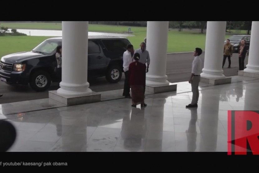 Kunjungan Obama ke Istana Bogor. 