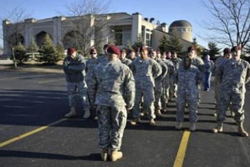 Kunjungan tentara AS ke Masjid Ohio