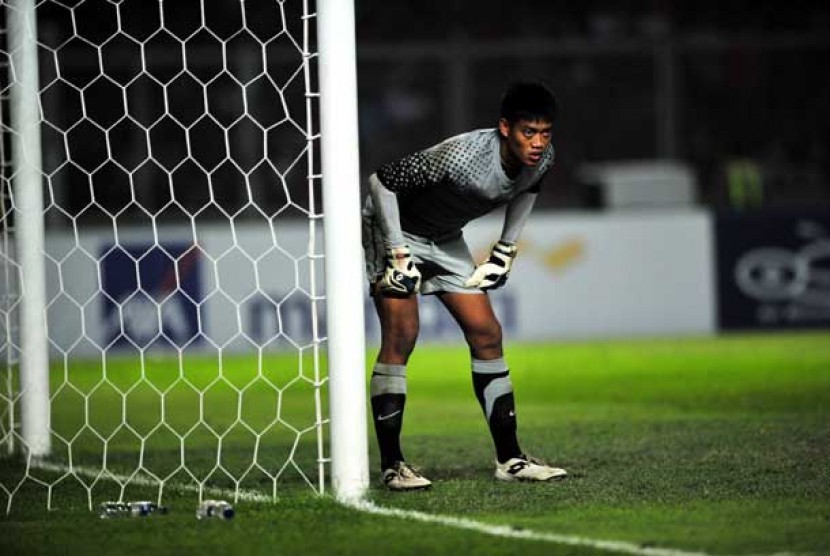 Mantan penjaga gawang timnas Indonesia dan Arema FC, Kurnia Meiga.