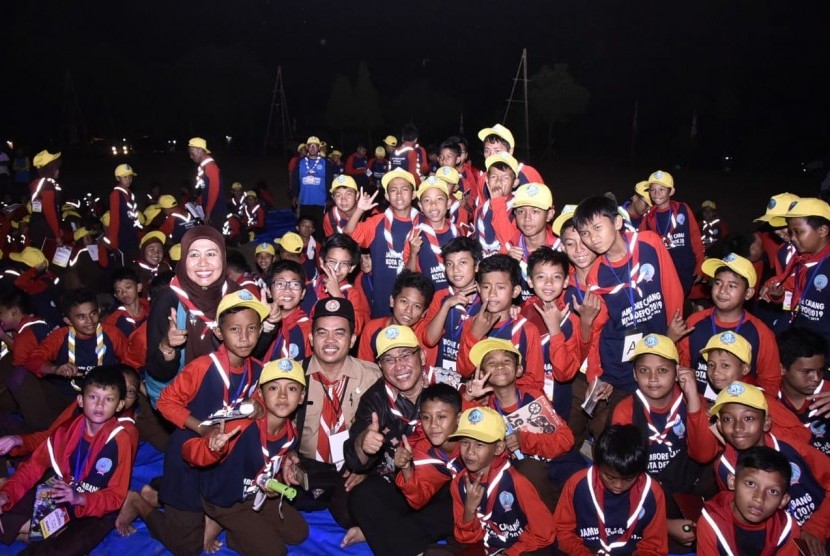 Kwarcab Gerakan Pramuka Kota Depok menggelar Jambore 2019 selama empat hari tiga malam yakni pada 23-26 Oktober 2019.