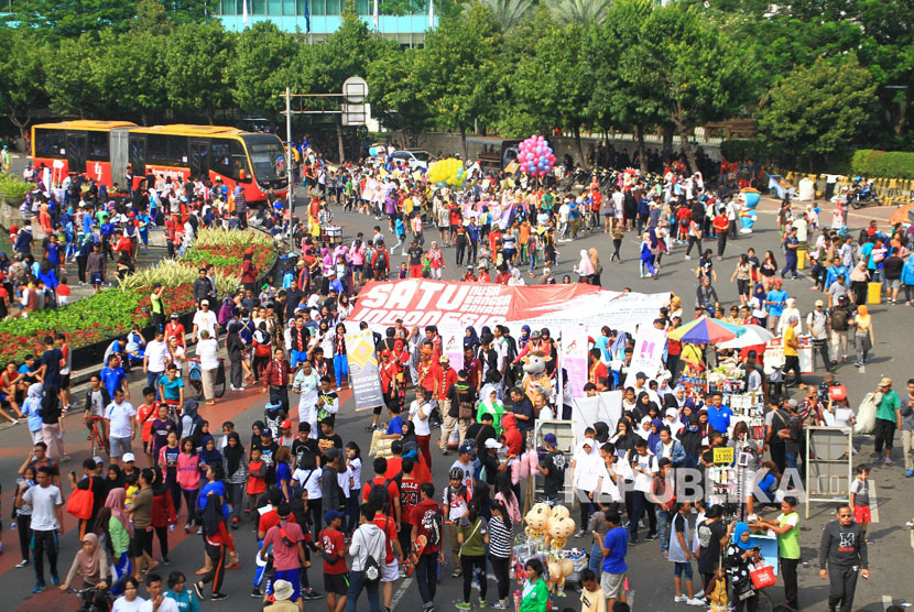 Jelang Raimuna Nasional, Kwartir Nasional Gerakan Pramuka menggelar Aksi Satu Indonesia untuk menyemarakkan dirgahayu RI ke-72.