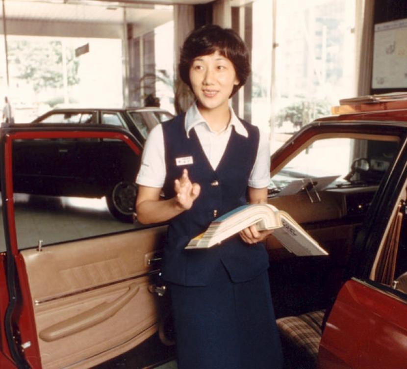 Kyoko Shimada, desainer mobil wanita pertama di Jepang.