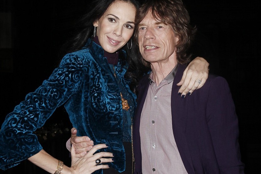 L'Wren Scott dan Mick Jagger