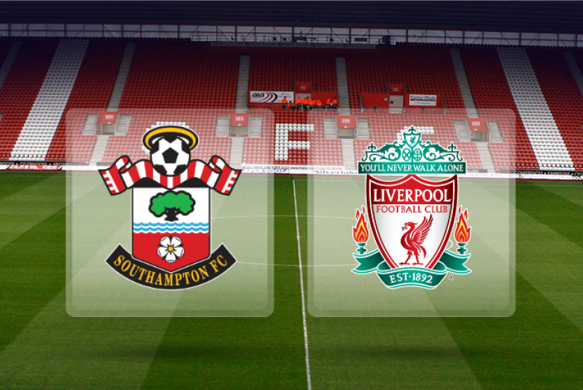 Laga antara Liverpool kontra Southampton.