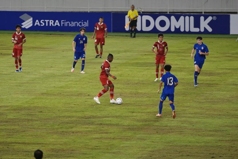 Laga Indonesia U-20 vs Thailand U-20.