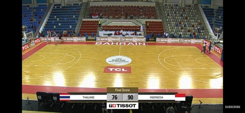 Laga Kualifikasi FIBA, Thailand vs Indonesia.