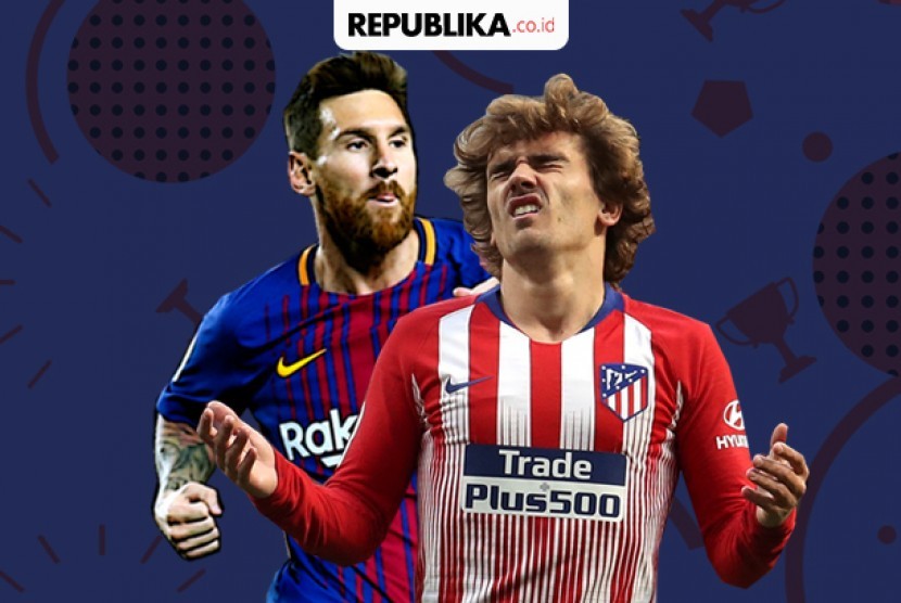 Laga pekan ke-31 La Liga Spanyol, Barcelona vs Atletico Madrid.