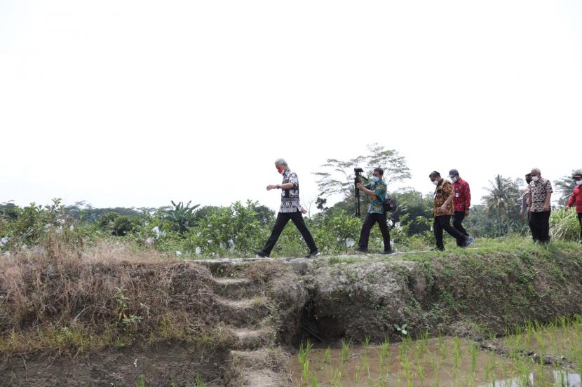 Lahan pertanian di Kendal, Jawa Tengah kini bisa mendapatkan pasokan air dengan maksimal. 