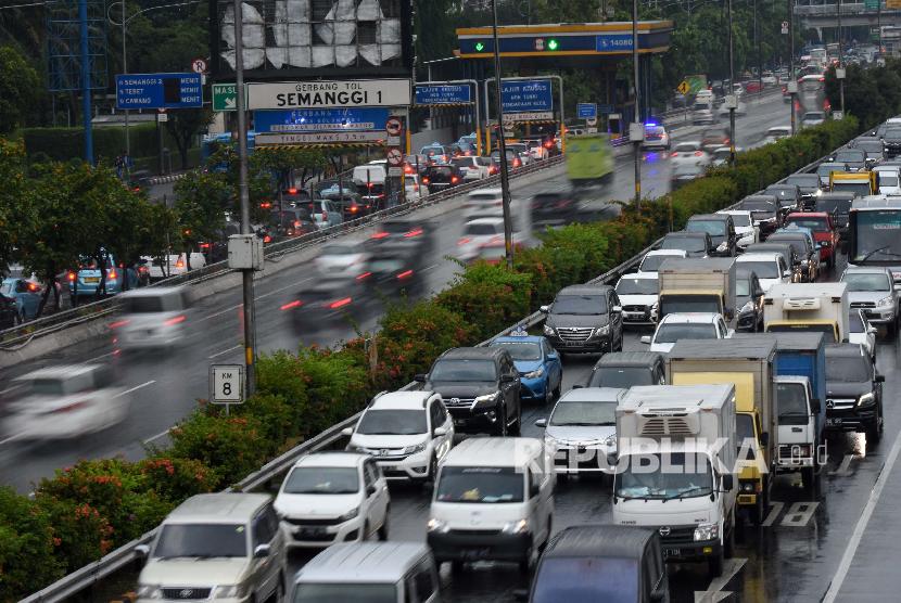Lalu lintas di Jakarta (Ilustrasi)