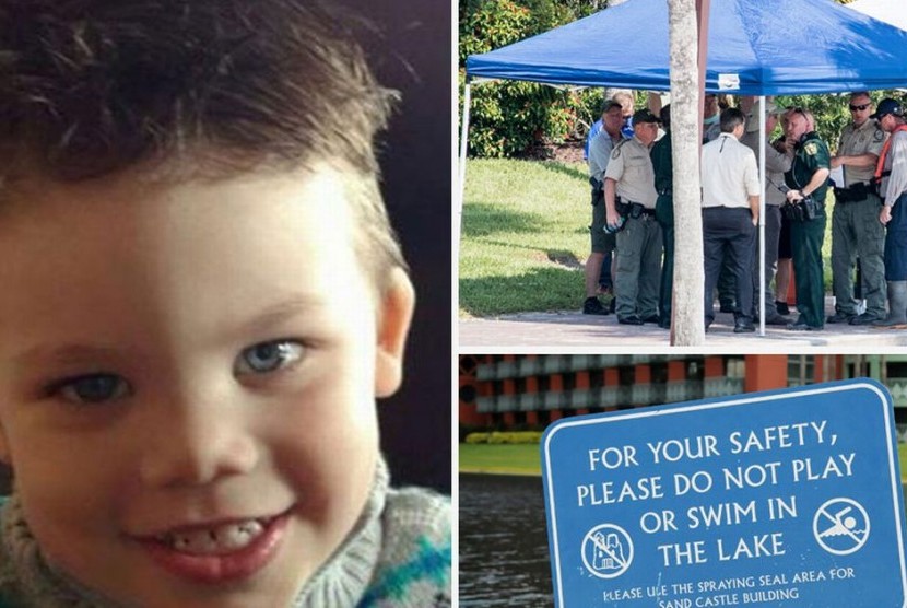 Lane Graves, bocah dua tahun yang tewas akibat diterkam oleh buaya di Disney World. 