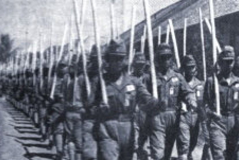 Tentara Jepag mendarat di Kragan,  Maret 1942.